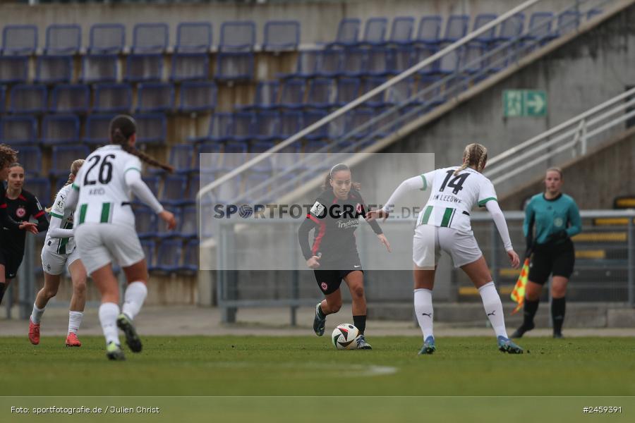 sport, action, Stadion am Brentanobad, SGE, Fussball, Frankfurt, Eintracht Frankfurt II, DFB, Borussia Mönchengladbach, BMG, 2. Frauen-Bundesliga, 15.12.2024 - Bild-ID: 2459391 sport, action, Stadion am Brentanobad, SGE, Fussball, Frankfurt, Eintracht Frankfurt II, DFB, Borussia Mönchengladbach, BMG, 2. Frauen-Bundesliga, 15.12.2024 - Bild-ID: 2459391