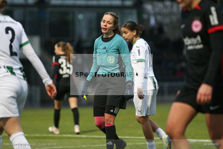 sport, action, Stadion am Brentanobad, SGE, Fussball, Frankfurt, Eintracht Frankfurt II, DFB, Borussia Mönchengladbach, BMG, 2. Frauen-Bundesliga, 15.12.2024 - Bild-ID: 2459403 sport, action, Stadion am Brentanobad, SGE, Fussball, Frankfurt, Eintracht Frankfurt II, DFB, Borussia Mönchengladbach, BMG, 2. Frauen-Bundesliga, 15.12.2024 - Bild-ID: 2459403