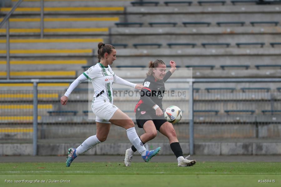sport, action, Stadion am Brentanobad, SGE, Fussball, Frankfurt, Eintracht Frankfurt II, DFB, Borussia Mönchengladbach, BMG, 2. Frauen-Bundesliga, 15.12.2024 - Bild-ID: 2459415 sport, action, Stadion am Brentanobad, SGE, Fussball, Frankfurt, Eintracht Frankfurt II, DFB, Borussia Mönchengladbach, BMG, 2. Frauen-Bundesliga, 15.12.2024 - Bild-ID: 2459415