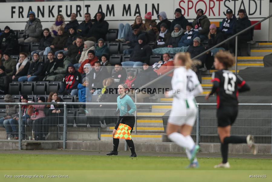 sport, action, Stadion am Brentanobad, SGE, Fussball, Frankfurt, Eintracht Frankfurt II, DFB, Borussia Mönchengladbach, BMG, 2. Frauen-Bundesliga, 15.12.2024 - Bild-ID: 2459423 sport, action, Stadion am Brentanobad, SGE, Fussball, Frankfurt, Eintracht Frankfurt II, DFB, Borussia Mönchengladbach, BMG, 2. Frauen-Bundesliga, 15.12.2024 - Bild-ID: 2459423