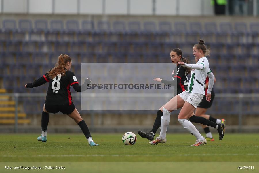 sport, action, Stadion am Brentanobad, SGE, Fussball, Frankfurt, Eintracht Frankfurt II, DFB, Borussia Mönchengladbach, BMG, 2. Frauen-Bundesliga, 15.12.2024 - Bild-ID: 2459431 sport, action, Stadion am Brentanobad, SGE, Fussball, Frankfurt, Eintracht Frankfurt II, DFB, Borussia Mönchengladbach, BMG, 2. Frauen-Bundesliga, 15.12.2024 - Bild-ID: 2459431
