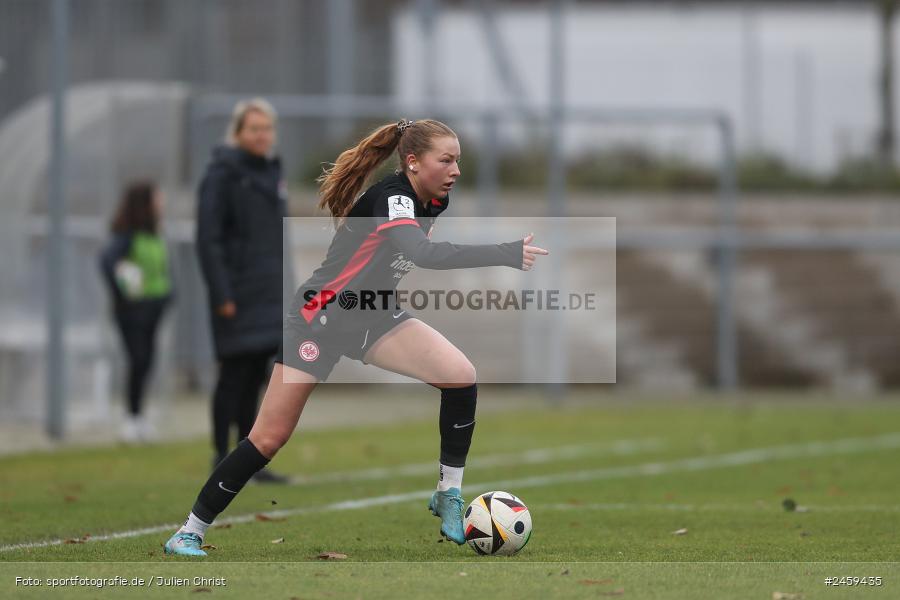 sport, action, Stadion am Brentanobad, SGE, Fussball, Frankfurt, Eintracht Frankfurt II, DFB, Borussia Mönchengladbach, BMG, 2. Frauen-Bundesliga, 15.12.2024 - Bild-ID: 2459435 sport, action, Stadion am Brentanobad, SGE, Fussball, Frankfurt, Eintracht Frankfurt II, DFB, Borussia Mönchengladbach, BMG, 2. Frauen-Bundesliga, 15.12.2024 - Bild-ID: 2459435