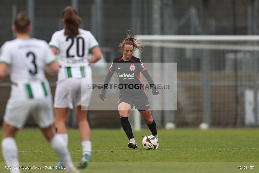 sport, action, Stadion am Brentanobad, SGE, Fussball, Frankfurt, Eintracht Frankfurt II, DFB, Borussia Mönchengladbach, BMG, 2. Frauen-Bundesliga, 15.12.2024 - Bild-ID: 2459437 sport, action, Stadion am Brentanobad, SGE, Fussball, Frankfurt, Eintracht Frankfurt II, DFB, Borussia Mönchengladbach, BMG, 2. Frauen-Bundesliga, 15.12.2024 - Bild-ID: 2459437