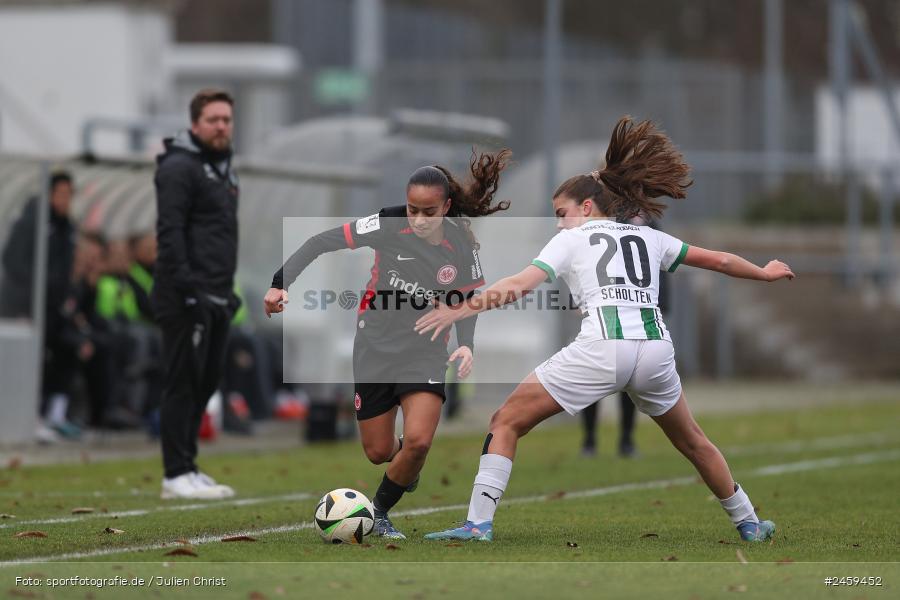 sport, action, Stadion am Brentanobad, SGE, Fussball, Frankfurt, Eintracht Frankfurt II, DFB, Borussia Mönchengladbach, BMG, 2. Frauen-Bundesliga, 15.12.2024 - Bild-ID: 2459452 sport, action, Stadion am Brentanobad, SGE, Fussball, Frankfurt, Eintracht Frankfurt II, DFB, Borussia Mönchengladbach, BMG, 2. Frauen-Bundesliga, 15.12.2024 - Bild-ID: 2459452