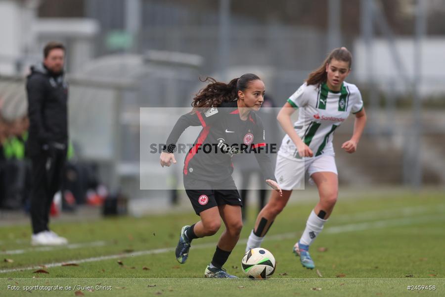 sport, action, Stadion am Brentanobad, SGE, Fussball, Frankfurt, Eintracht Frankfurt II, DFB, Borussia Mönchengladbach, BMG, 2. Frauen-Bundesliga, 15.12.2024 - Bild-ID: 2459458 sport, action, Stadion am Brentanobad, SGE, Fussball, Frankfurt, Eintracht Frankfurt II, DFB, Borussia Mönchengladbach, BMG, 2. Frauen-Bundesliga, 15.12.2024 - Bild-ID: 2459458
