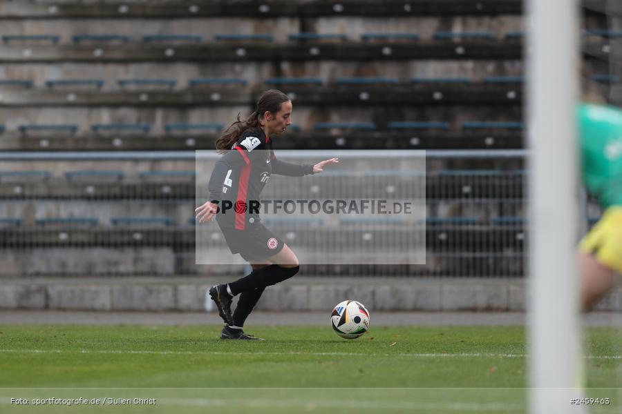 sport, action, Stadion am Brentanobad, SGE, Fussball, Frankfurt, Eintracht Frankfurt II, DFB, Borussia Mönchengladbach, BMG, 2. Frauen-Bundesliga, 15.12.2024 - Bild-ID: 2459463 sport, action, Stadion am Brentanobad, SGE, Fussball, Frankfurt, Eintracht Frankfurt II, DFB, Borussia Mönchengladbach, BMG, 2. Frauen-Bundesliga, 15.12.2024 - Bild-ID: 2459463