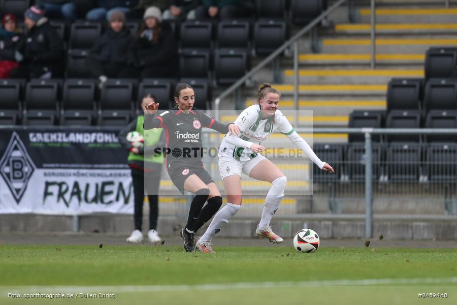 sport, action, Stadion am Brentanobad, SGE, Fussball, Frankfurt, Eintracht Frankfurt II, DFB, Borussia Mönchengladbach, BMG, 2. Frauen-Bundesliga, 15.12.2024 - Bild-ID: 2459468 sport, action, Stadion am Brentanobad, SGE, Fussball, Frankfurt, Eintracht Frankfurt II, DFB, Borussia Mönchengladbach, BMG, 2. Frauen-Bundesliga, 15.12.2024 - Bild-ID: 2459468