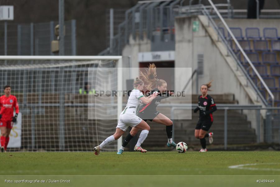 sport, action, Stadion am Brentanobad, SGE, Fussball, Frankfurt, Eintracht Frankfurt II, DFB, Borussia Mönchengladbach, BMG, 2. Frauen-Bundesliga, 15.12.2024 - Bild-ID: 2459469 sport, action, Stadion am Brentanobad, SGE, Fussball, Frankfurt, Eintracht Frankfurt II, DFB, Borussia Mönchengladbach, BMG, 2. Frauen-Bundesliga, 15.12.2024 - Bild-ID: 2459469