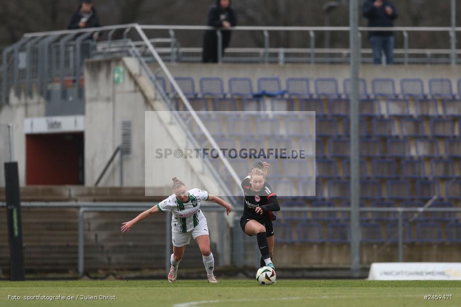 sport, action, Stadion am Brentanobad, SGE, Fussball, Frankfurt, Eintracht Frankfurt II, DFB, Borussia Mönchengladbach, BMG, 2. Frauen-Bundesliga, 15.12.2024 - Bild-ID: 2459471 sport, action, Stadion am Brentanobad, SGE, Fussball, Frankfurt, Eintracht Frankfurt II, DFB, Borussia Mönchengladbach, BMG, 2. Frauen-Bundesliga, 15.12.2024 - Bild-ID: 2459471