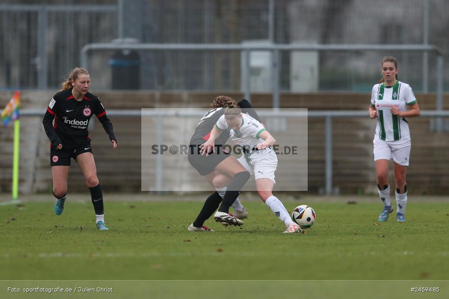 sport, action, Stadion am Brentanobad, SGE, Fussball, Frankfurt, Eintracht Frankfurt II, DFB, Borussia Mönchengladbach, BMG, 2. Frauen-Bundesliga, 15.12.2024 - Bild-ID: 2459485