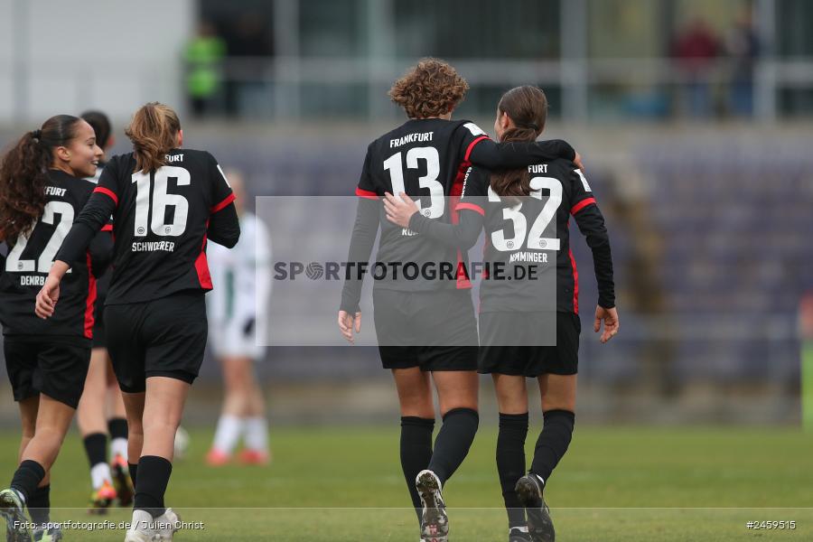 sport, action, Stadion am Brentanobad, SGE, Fussball, Frankfurt, Eintracht Frankfurt II, DFB, Borussia Mönchengladbach, BMG, 2. Frauen-Bundesliga, 15.12.2024 - Bild-ID: 2459515 sport, action, Stadion am Brentanobad, SGE, Fussball, Frankfurt, Eintracht Frankfurt II, DFB, Borussia Mönchengladbach, BMG, 2. Frauen-Bundesliga, 15.12.2024 - Bild-ID: 2459515