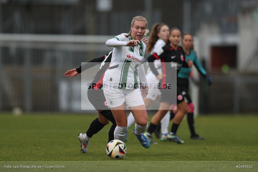 sport, action, Stadion am Brentanobad, SGE, Fussball, Frankfurt, Eintracht Frankfurt II, DFB, Borussia Mönchengladbach, BMG, 2. Frauen-Bundesliga, 15.12.2024 - Bild-ID: 2459532 sport, action, Stadion am Brentanobad, SGE, Fussball, Frankfurt, Eintracht Frankfurt II, DFB, Borussia Mönchengladbach, BMG, 2. Frauen-Bundesliga, 15.12.2024 - Bild-ID: 2459532