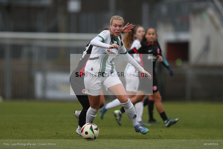 sport, action, Stadion am Brentanobad, SGE, Fussball, Frankfurt, Eintracht Frankfurt II, DFB, Borussia Mönchengladbach, BMG, 2. Frauen-Bundesliga, 15.12.2024 - Bild-ID: 2459533 sport, action, Stadion am Brentanobad, SGE, Fussball, Frankfurt, Eintracht Frankfurt II, DFB, Borussia Mönchengladbach, BMG, 2. Frauen-Bundesliga, 15.12.2024 - Bild-ID: 2459533