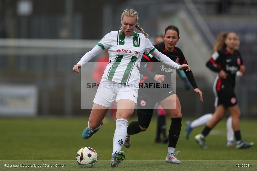 sport, action, Stadion am Brentanobad, SGE, Fussball, Frankfurt, Eintracht Frankfurt II, DFB, Borussia Mönchengladbach, BMG, 2. Frauen-Bundesliga, 15.12.2024 - Bild-ID: 2459534