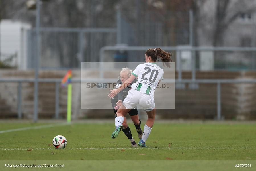 sport, action, Stadion am Brentanobad, SGE, Fussball, Frankfurt, Eintracht Frankfurt II, DFB, Borussia Mönchengladbach, BMG, 2. Frauen-Bundesliga, 15.12.2024 - Bild-ID: 2459541 sport, action, Stadion am Brentanobad, SGE, Fussball, Frankfurt, Eintracht Frankfurt II, DFB, Borussia Mönchengladbach, BMG, 2. Frauen-Bundesliga, 15.12.2024 - Bild-ID: 2459541