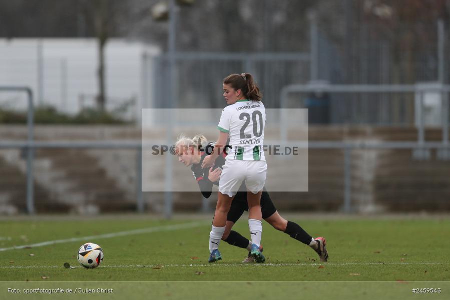 sport, action, Stadion am Brentanobad, SGE, Fussball, Frankfurt, Eintracht Frankfurt II, DFB, Borussia Mönchengladbach, BMG, 2. Frauen-Bundesliga, 15.12.2024 - Bild-ID: 2459543