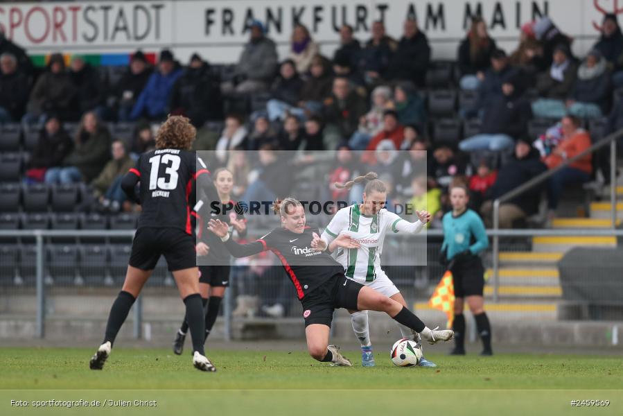 sport, action, Stadion am Brentanobad, SGE, Fussball, Frankfurt, Eintracht Frankfurt II, DFB, Borussia Mönchengladbach, BMG, 2. Frauen-Bundesliga, 15.12.2024 - Bild-ID: 2459569 sport, action, Stadion am Brentanobad, SGE, Fussball, Frankfurt, Eintracht Frankfurt II, DFB, Borussia Mönchengladbach, BMG, 2. Frauen-Bundesliga, 15.12.2024 - Bild-ID: 2459569