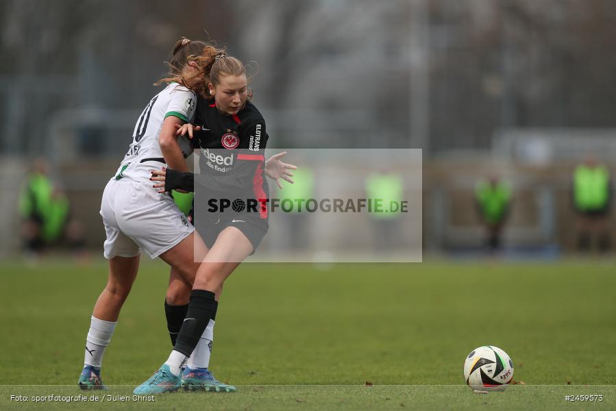sport, action, Stadion am Brentanobad, SGE, Fussball, Frankfurt, Eintracht Frankfurt II, DFB, Borussia Mönchengladbach, BMG, 2. Frauen-Bundesliga, 15.12.2024 - Bild-ID: 2459573 sport, action, Stadion am Brentanobad, SGE, Fussball, Frankfurt, Eintracht Frankfurt II, DFB, Borussia Mönchengladbach, BMG, 2. Frauen-Bundesliga, 15.12.2024 - Bild-ID: 2459573