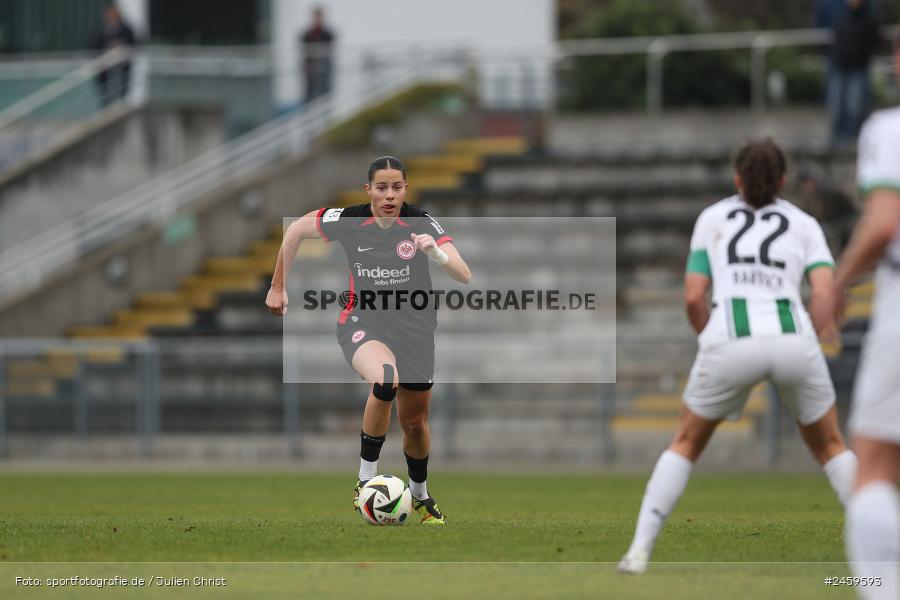 sport, action, Stadion am Brentanobad, SGE, Fussball, Frankfurt, Eintracht Frankfurt II, DFB, Borussia Mönchengladbach, BMG, 2. Frauen-Bundesliga, 15.12.2024 - Bild-ID: 2459593