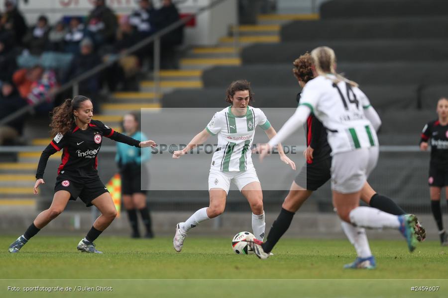 sport, action, Stadion am Brentanobad, SGE, Fussball, Frankfurt, Eintracht Frankfurt II, DFB, Borussia Mönchengladbach, BMG, 2. Frauen-Bundesliga, 15.12.2024 - Bild-ID: 2459607