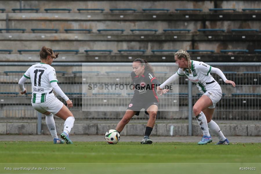 sport, action, Stadion am Brentanobad, SGE, Fussball, Frankfurt, Eintracht Frankfurt II, DFB, Borussia Mönchengladbach, BMG, 2. Frauen-Bundesliga, 15.12.2024 - Bild-ID: 2459622 sport, action, Stadion am Brentanobad, SGE, Fussball, Frankfurt, Eintracht Frankfurt II, DFB, Borussia Mönchengladbach, BMG, 2. Frauen-Bundesliga, 15.12.2024 - Bild-ID: 2459622