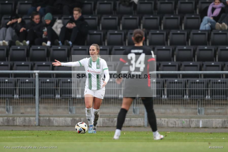 sport, action, Stadion am Brentanobad, SGE, Fussball, Frankfurt, Eintracht Frankfurt II, DFB, Borussia Mönchengladbach, BMG, 2. Frauen-Bundesliga, 15.12.2024 - Bild-ID: 2459629