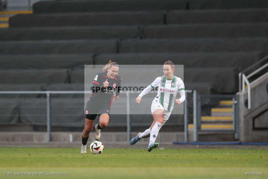 sport, action, Stadion am Brentanobad, SGE, Fussball, Frankfurt, Eintracht Frankfurt II, DFB, Borussia Mönchengladbach, BMG, 2. Frauen-Bundesliga, 15.12.2024 - Bild-ID: 2459634 sport, action, Stadion am Brentanobad, SGE, Fussball, Frankfurt, Eintracht Frankfurt II, DFB, Borussia Mönchengladbach, BMG, 2. Frauen-Bundesliga, 15.12.2024 - Bild-ID: 2459634
