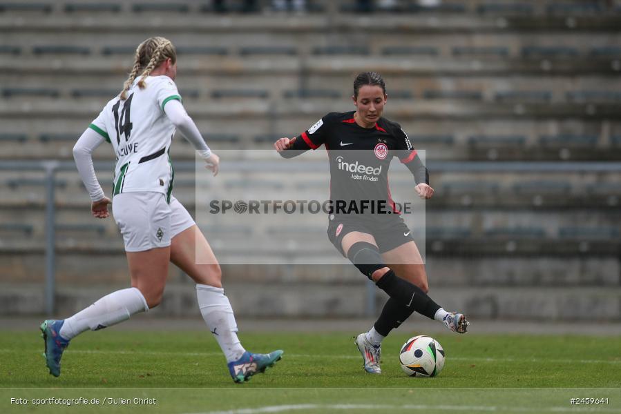sport, action, Stadion am Brentanobad, SGE, Fussball, Frankfurt, Eintracht Frankfurt II, DFB, Borussia Mönchengladbach, BMG, 2. Frauen-Bundesliga, 15.12.2024 - Bild-ID: 2459641 sport, action, Stadion am Brentanobad, SGE, Fussball, Frankfurt, Eintracht Frankfurt II, DFB, Borussia Mönchengladbach, BMG, 2. Frauen-Bundesliga, 15.12.2024 - Bild-ID: 2459641