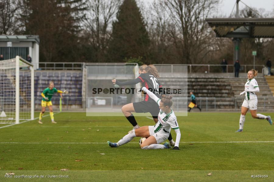 sport, action, Stadion am Brentanobad, SGE, Fussball, Frankfurt, Eintracht Frankfurt II, DFB, Borussia Mönchengladbach, BMG, 2. Frauen-Bundesliga, 15.12.2024 - Bild-ID: 2459659