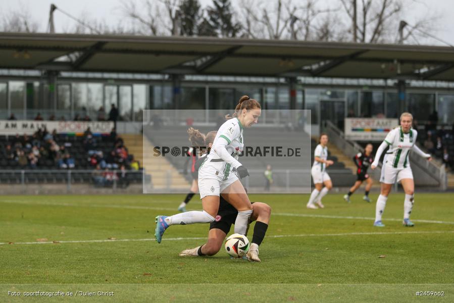 sport, action, Stadion am Brentanobad, SGE, Fussball, Frankfurt, Eintracht Frankfurt II, DFB, Borussia Mönchengladbach, BMG, 2. Frauen-Bundesliga, 15.12.2024 - Bild-ID: 2459662 sport, action, Stadion am Brentanobad, SGE, Fussball, Frankfurt, Eintracht Frankfurt II, DFB, Borussia Mönchengladbach, BMG, 2. Frauen-Bundesliga, 15.12.2024 - Bild-ID: 2459662
