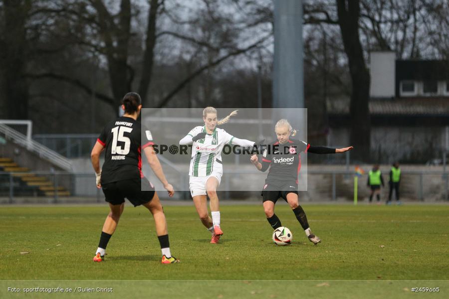 sport, action, Stadion am Brentanobad, SGE, Fussball, Frankfurt, Eintracht Frankfurt II, DFB, Borussia Mönchengladbach, BMG, 2. Frauen-Bundesliga, 15.12.2024 - Bild-ID: 2459665 sport, action, Stadion am Brentanobad, SGE, Fussball, Frankfurt, Eintracht Frankfurt II, DFB, Borussia Mönchengladbach, BMG, 2. Frauen-Bundesliga, 15.12.2024 - Bild-ID: 2459665