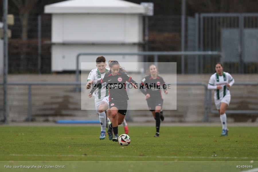 sport, action, Stadion am Brentanobad, SGE, Fussball, Frankfurt, Eintracht Frankfurt II, DFB, Borussia Mönchengladbach, BMG, 2. Frauen-Bundesliga, 15.12.2024 - Bild-ID: 2459698