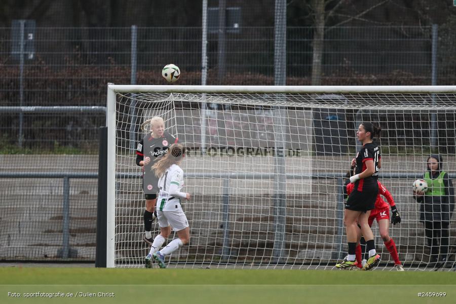 sport, action, Stadion am Brentanobad, SGE, Fussball, Frankfurt, Eintracht Frankfurt II, DFB, Borussia Mönchengladbach, BMG, 2. Frauen-Bundesliga, 15.12.2024 - Bild-ID: 2459699