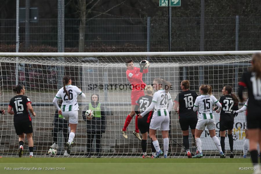 sport, action, Stadion am Brentanobad, SGE, Fussball, Frankfurt, Eintracht Frankfurt II, DFB, Borussia Mönchengladbach, BMG, 2. Frauen-Bundesliga, 15.12.2024 - Bild-ID: 2459700