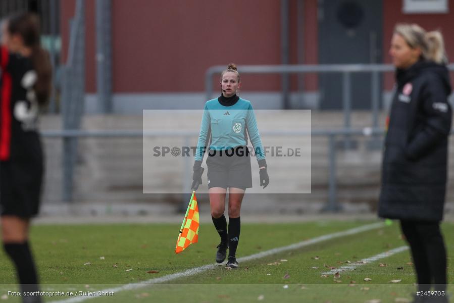 sport, action, Stadion am Brentanobad, SGE, Fussball, Frankfurt, Eintracht Frankfurt II, DFB, Borussia Mönchengladbach, BMG, 2. Frauen-Bundesliga, 15.12.2024 - Bild-ID: 2459703