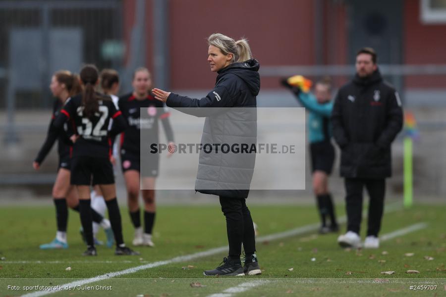 sport, action, Stadion am Brentanobad, SGE, Fussball, Frankfurt, Eintracht Frankfurt II, DFB, Borussia Mönchengladbach, BMG, 2. Frauen-Bundesliga, 15.12.2024 - Bild-ID: 2459707