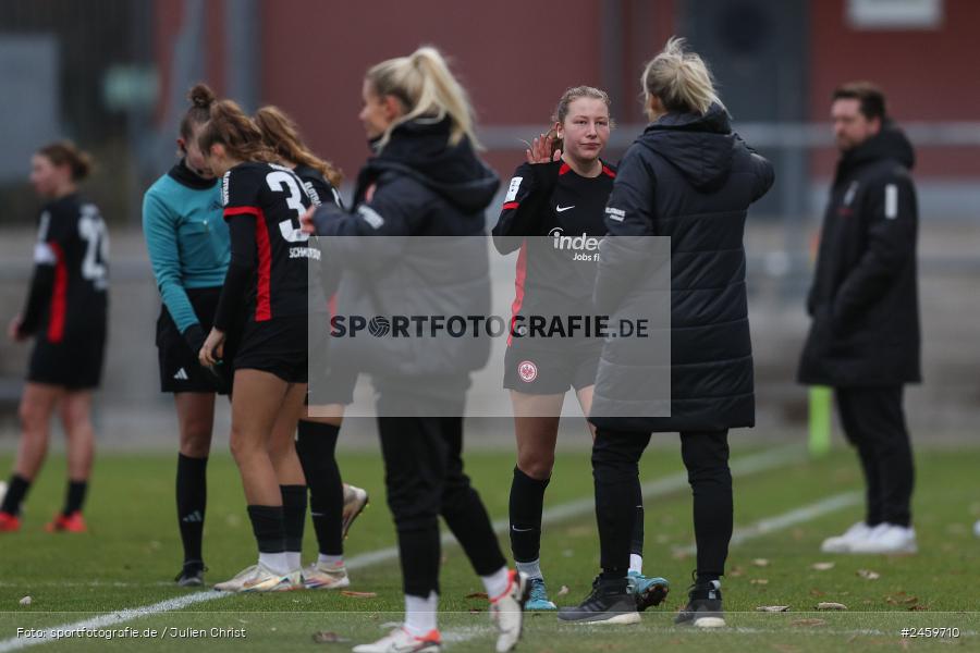 sport, action, Stadion am Brentanobad, SGE, Fussball, Frankfurt, Eintracht Frankfurt II, DFB, Borussia Mönchengladbach, BMG, 2. Frauen-Bundesliga, 15.12.2024 - Bild-ID: 2459710