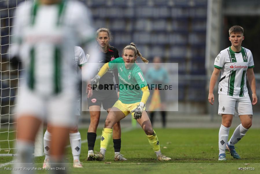 sport, action, Stadion am Brentanobad, SGE, Fussball, Frankfurt, Eintracht Frankfurt II, DFB, Borussia Mönchengladbach, BMG, 2. Frauen-Bundesliga, 15.12.2024 - Bild-ID: 2459726 sport, action, Stadion am Brentanobad, SGE, Fussball, Frankfurt, Eintracht Frankfurt II, DFB, Borussia Mönchengladbach, BMG, 2. Frauen-Bundesliga, 15.12.2024 - Bild-ID: 2459726