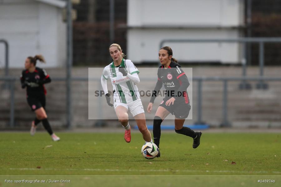 sport, action, Stadion am Brentanobad, SGE, Fussball, Frankfurt, Eintracht Frankfurt II, DFB, Borussia Mönchengladbach, BMG, 2. Frauen-Bundesliga, 15.12.2024 - Bild-ID: 2459746 sport, action, Stadion am Brentanobad, SGE, Fussball, Frankfurt, Eintracht Frankfurt II, DFB, Borussia Mönchengladbach, BMG, 2. Frauen-Bundesliga, 15.12.2024 - Bild-ID: 2459746