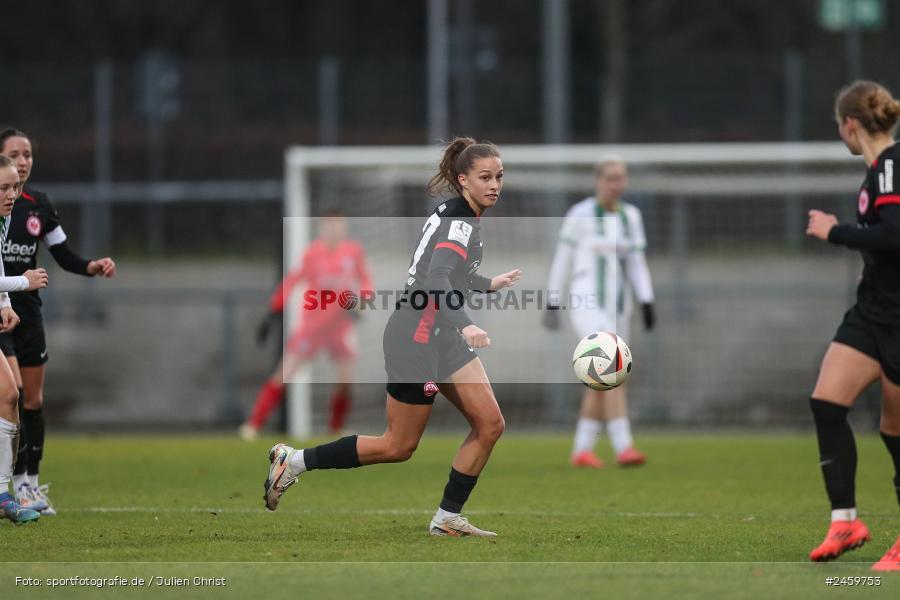 sport, action, Stadion am Brentanobad, SGE, Fussball, Frankfurt, Eintracht Frankfurt II, DFB, Borussia Mönchengladbach, BMG, 2. Frauen-Bundesliga, 15.12.2024 - Bild-ID: 2459753