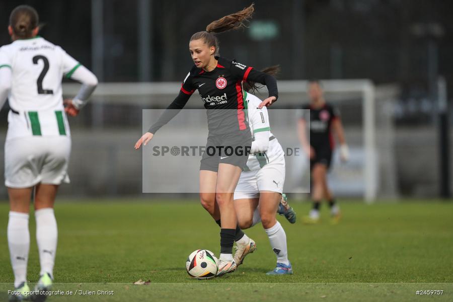 sport, action, Stadion am Brentanobad, SGE, Fussball, Frankfurt, Eintracht Frankfurt II, DFB, Borussia Mönchengladbach, BMG, 2. Frauen-Bundesliga, 15.12.2024 - Bild-ID: 2459757 sport, action, Stadion am Brentanobad, SGE, Fussball, Frankfurt, Eintracht Frankfurt II, DFB, Borussia Mönchengladbach, BMG, 2. Frauen-Bundesliga, 15.12.2024 - Bild-ID: 2459757