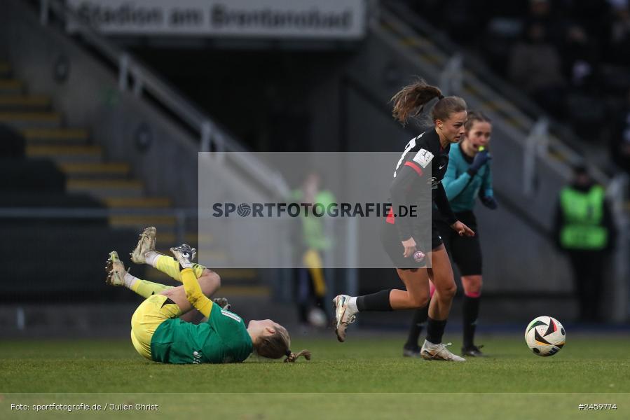 sport, action, Stadion am Brentanobad, SGE, Fussball, Frankfurt, Eintracht Frankfurt II, DFB, Borussia Mönchengladbach, BMG, 2. Frauen-Bundesliga, 15.12.2024 - Bild-ID: 2459774 sport, action, Stadion am Brentanobad, SGE, Fussball, Frankfurt, Eintracht Frankfurt II, DFB, Borussia Mönchengladbach, BMG, 2. Frauen-Bundesliga, 15.12.2024 - Bild-ID: 2459774