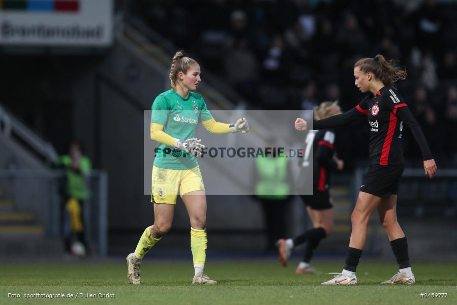 sport, action, Stadion am Brentanobad, SGE, Fussball, Frankfurt, Eintracht Frankfurt II, DFB, Borussia Mönchengladbach, BMG, 2. Frauen-Bundesliga, 15.12.2024 - Bild-ID: 2459777