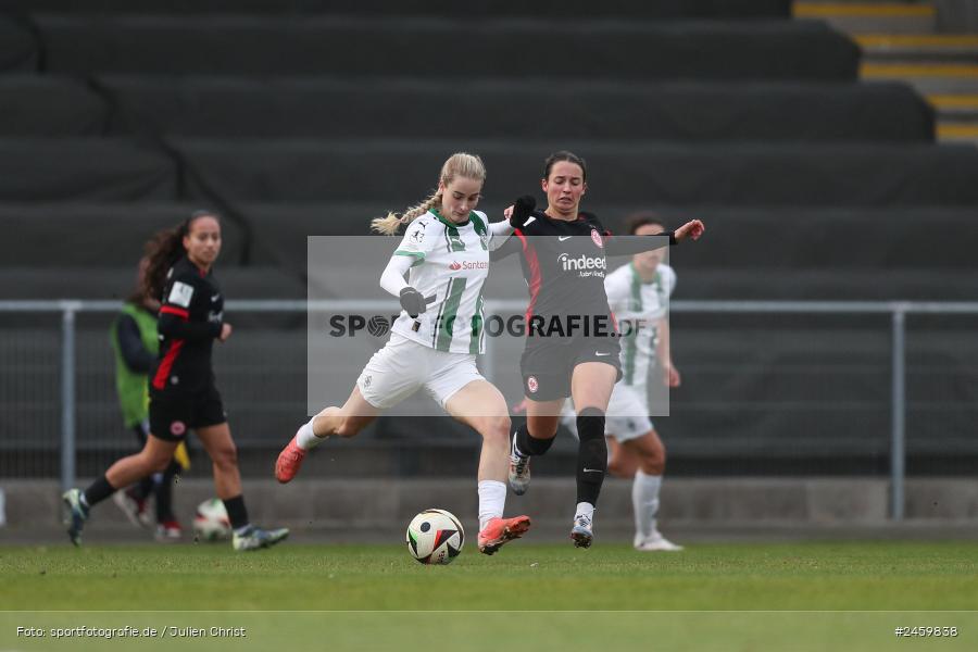 sport, action, Stadion am Brentanobad, SGE, Fussball, Frankfurt, Eintracht Frankfurt II, DFB, Borussia Mönchengladbach, BMG, 2. Frauen-Bundesliga, 15.12.2024 - Bild-ID: 2459838 sport, action, Stadion am Brentanobad, SGE, Fussball, Frankfurt, Eintracht Frankfurt II, DFB, Borussia Mönchengladbach, BMG, 2. Frauen-Bundesliga, 15.12.2024 - Bild-ID: 2459838