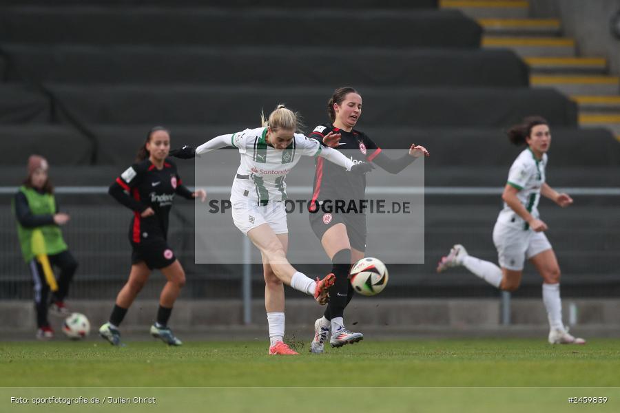 sport, action, Stadion am Brentanobad, SGE, Fussball, Frankfurt, Eintracht Frankfurt II, DFB, Borussia Mönchengladbach, BMG, 2. Frauen-Bundesliga, 15.12.2024 - Bild-ID: 2459839