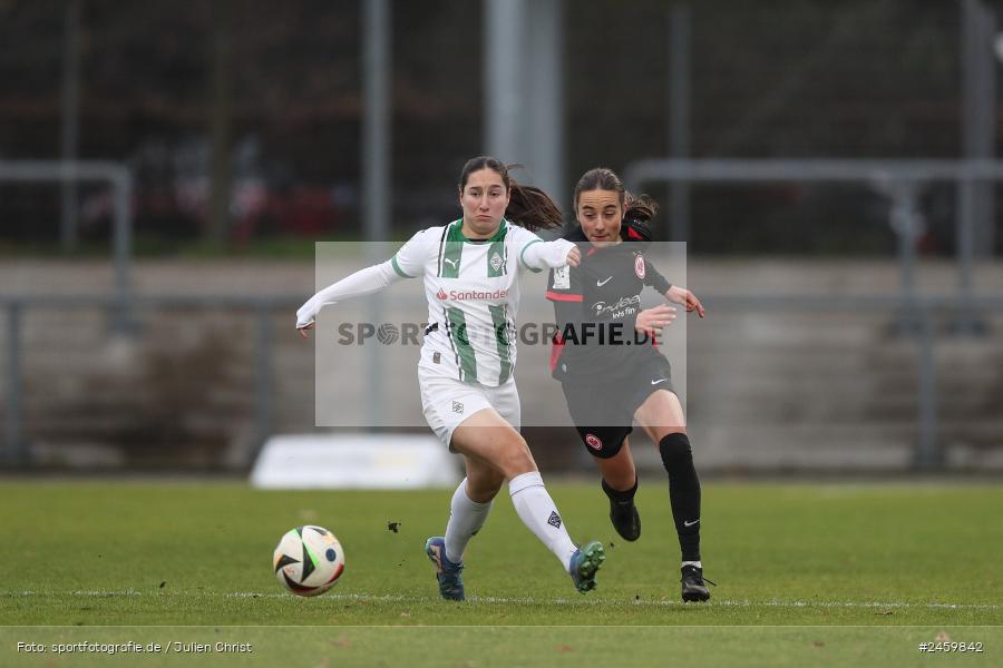 sport, action, Stadion am Brentanobad, SGE, Fussball, Frankfurt, Eintracht Frankfurt II, DFB, Borussia Mönchengladbach, BMG, 2. Frauen-Bundesliga, 15.12.2024 - Bild-ID: 2459842 sport, action, Stadion am Brentanobad, SGE, Fussball, Frankfurt, Eintracht Frankfurt II, DFB, Borussia Mönchengladbach, BMG, 2. Frauen-Bundesliga, 15.12.2024 - Bild-ID: 2459842