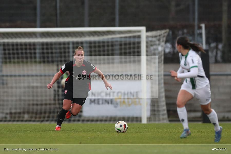 sport, action, Stadion am Brentanobad, SGE, Fussball, Frankfurt, Eintracht Frankfurt II, DFB, Borussia Mönchengladbach, BMG, 2. Frauen-Bundesliga, 15.12.2024 - Bild-ID: 2459851