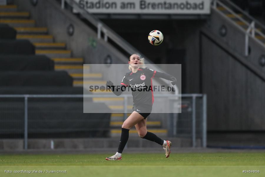 sport, action, Stadion am Brentanobad, SGE, Fussball, Frankfurt, Eintracht Frankfurt II, DFB, Borussia Mönchengladbach, BMG, 2. Frauen-Bundesliga, 15.12.2024 - Bild-ID: 2459858