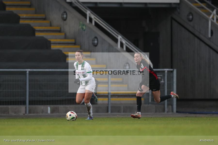 sport, action, Stadion am Brentanobad, SGE, Fussball, Frankfurt, Eintracht Frankfurt II, DFB, Borussia Mönchengladbach, BMG, 2. Frauen-Bundesliga, 15.12.2024 - Bild-ID: 2459863 sport, action, Stadion am Brentanobad, SGE, Fussball, Frankfurt, Eintracht Frankfurt II, DFB, Borussia Mönchengladbach, BMG, 2. Frauen-Bundesliga, 15.12.2024 - Bild-ID: 2459863