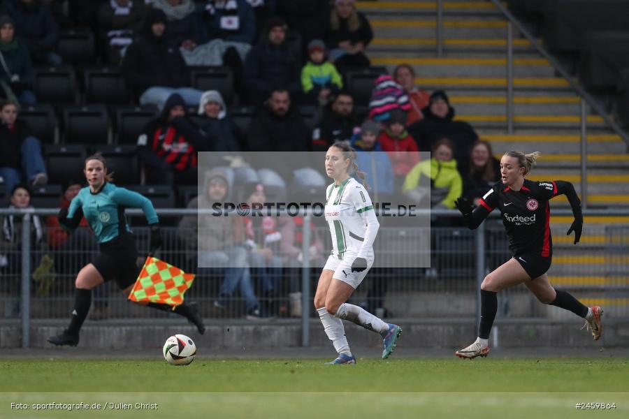 sport, action, Stadion am Brentanobad, SGE, Fussball, Frankfurt, Eintracht Frankfurt II, DFB, Borussia Mönchengladbach, BMG, 2. Frauen-Bundesliga, 15.12.2024 - Bild-ID: 2459864